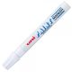 Marker cu vopsea UNI PX-20, varf rotund, 2.2-2.8mm, alb