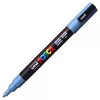 Marker UNI Posca gri-abastru PC-3M, varf rotund, 0.9-1.3mm
