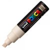 Marker UNI Posca PC-8K, varf tesit, 8.0mm, bej