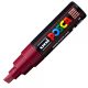 Marker UNI Posca PC-8K, varf tesit, 8.0mm, culoare grena