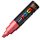 Marker UNI Posca PC-8K, varf tesit, 8.0mm, rosu metalic