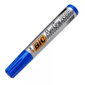   Marker permanent Bic Marking 2000, varf rotund, 1.7 mm, corp gros, albastru