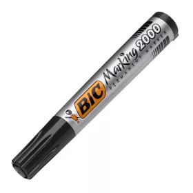   Marker permanent Bic Marking 2000, varf rotund, 1.7 mm, corp gros, negru