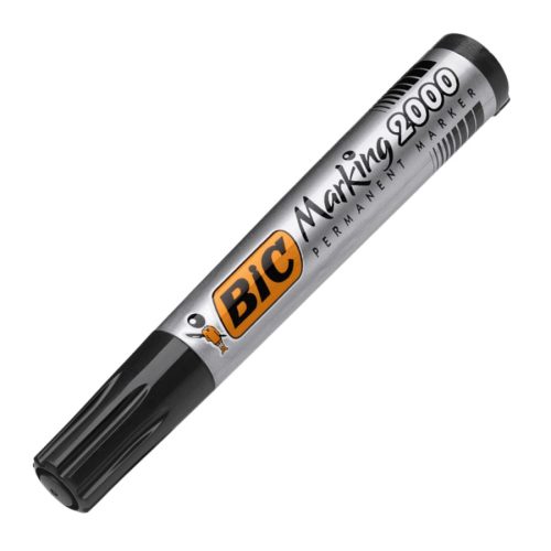 Marker permanent Bic Marking 2000, varf rotund, 1.7 mm, corp gros, negru