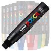 Marker UNI Posca PC-17K, varf tesit, 15.0mm negru
