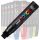 Marker UNI Posca PC-17K, varf tesit, 15.0mm negru