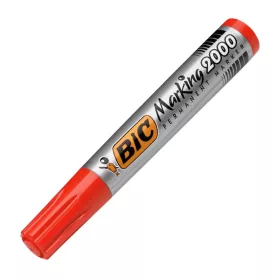   Marker permanent Bic Marking 2000, varf rotund, 1.7 mm, corp gros, rosu