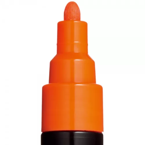 Marker UNI Posca PC-5M, varf rotund, 1.8-2.5mm portocaliu