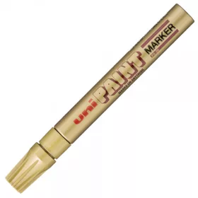 Marker cu vopsea UNI PX-20, varf rotund, 2.2-2.8mm, auriu