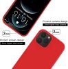 Husa Huawei P Smart 2021 Luxury Silicone, catifea in interior, protectie camere, rosie