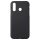 Husa Huawei Y6P Luxury Silicone, catifea in interior, negru