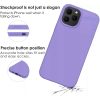 Husa Apple iPhone 12 Pro Max, Luxury Silicone, protectie camera, catifea in interior, violet