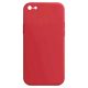 Husa Apple iPhone 7/8 Luxury Silicone, catifea in interior, protectie camere, rosu