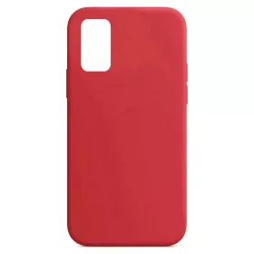   Husa Samsung Galaxy S20 Luxury Silicone, catifea in interior, rosu