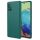 Husa Samsung Galaxy A51, Luxury Silicone, catifea in interior, protectie camere, verde inchis