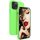 Husa Samsung Galaxy M30s Luxury Silicone, catifea in interior, verde neon