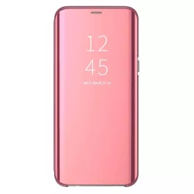 Husa Samsung Galaxy A41 Mirror Clear View, rose gold