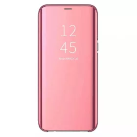 Husa Huawei P40 Lite Mirror Clear View, rose gold