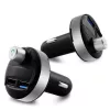 Modulator FM X12, Bluetooth, AUX, 2 porturi USB, handsfree, negru