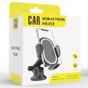 Suport auto magnetic MX-CZ023, cu cleme, MultiAngle, brat telescopic, prindere pe bord/parbriz, negru
