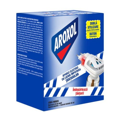 Aparat electric AROXOL + rezerva lichida 35 ml/45 nopti