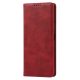 Husa Samsung Galaxy A22 5G, Elegant Book Case, inchidere magnetica, rosie