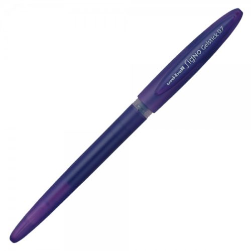 Pix cu gel Uni-ball Signo GelStick UM-170, 0.7mm, cu capac, corp in culoarea scrisului, violet