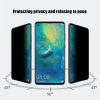 Folie de protectie Samsung Galaxy A21s, Privacy Ceramic, margini negre 