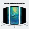Folie de protectie Samsung Galaxy A21s, Privacy Ceramic, margini negre