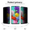 Folie de protectie Samsung Galaxy A03s / A02s, Privacy Ceramic, margini negre
