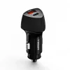 Incarcator auto Veger SpeedBoost 38W, Fast Charger, dual port USB-C (PD) + USB, negru