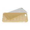 Husa de protectie Rubik pentru iPhone 6/6S, TPU auriu transparent