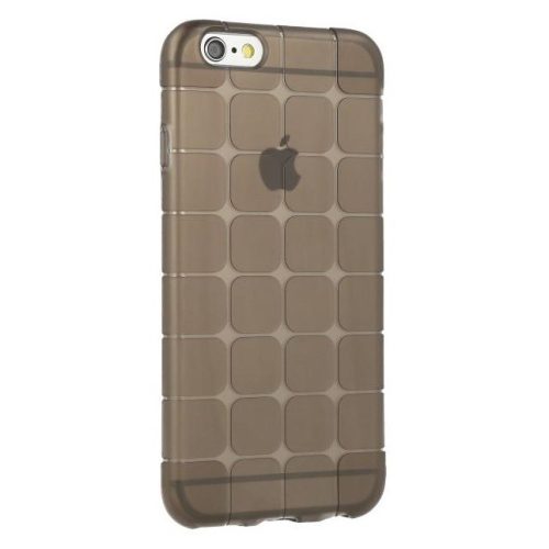 Husa de protectie Rubik pentru iPhone 6/6S, TPU gri transparent