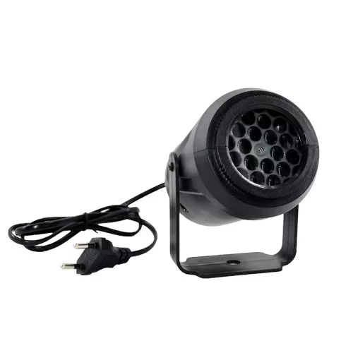 Proiector LED RD-C187, interior/exterior, motive Craciun, alimentare USB, negru