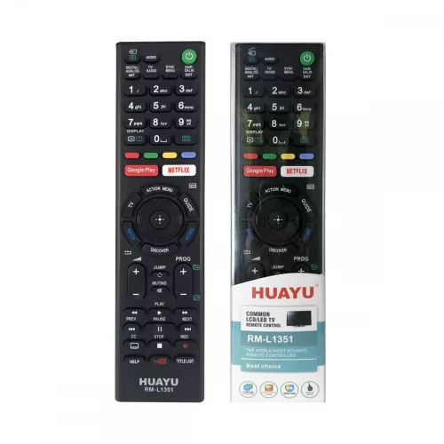 Telecomanda universala Sony Smart TV si Android TV, taste Netflix si Google Play, RM-L1351