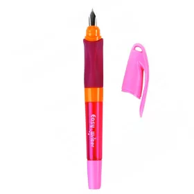   Stilou Keyroad Easy Writer KR971259, penita iridium, alimentare rezerve, grip ergonomic, corp plastic, roz