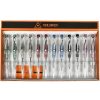 Stilou CNX 100, alimentare pompita, corp plastic transparent, clips metalic argintiu, albastru