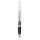 Stilou CNX 100, alimentare pompita, corp plastic transparent, clips metalic argintiu, negru