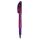 Stilou Cresco Crazy Grafix, penita iridium, alimentare rezerve, corp plastic, mov