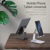 Suport birou Fonken pentru telefon sau tableta, model universal, alb