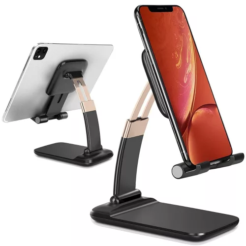 Suport birou Fonken pentru telefon sau tableta, model universal, alb