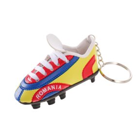 Breloc gheata de fotbal tricolor ROMANIA
