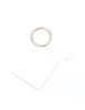Breloc din plastic, personalizat cu poza ta, inel de sustinere metalic, 4.5 x 4.5 cm