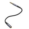 Extensie cablu audio auxiliar / AUX / jack 3.5 mm Joyroom SY-A09, 1.2 metri, negru