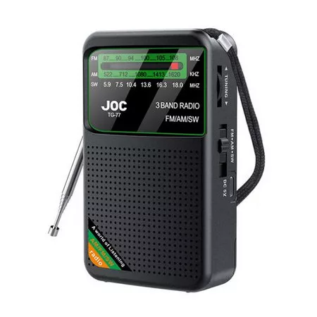 RADIOジャック Radio portabil AM/FM/SW JOC TG-77, iesire jack 3.5 mm, acumu