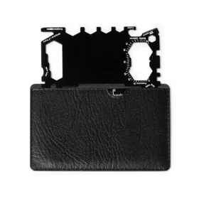   Card multifunctional de supravietuire 23 in 1, husa inclusa, negru