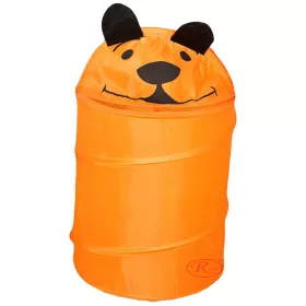   Cos pliabil pentru depozitare jucarii, RCO, portocaliu, poliester, 55 cm