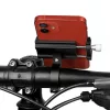 Suport telefon pentru bicicleta Trizand U18282, aliaj aluminiu, reglabil, negru