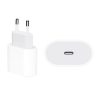 Set incarcator casa USB-C 20W Fast Charger si cablu USB-C Lightning pentru iPad/iPhone seria 11/12/13, alb