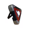 Triunghi semnalizare  si lampa lucru WH-6609, led COB, incarcare solara, negru/argintiu